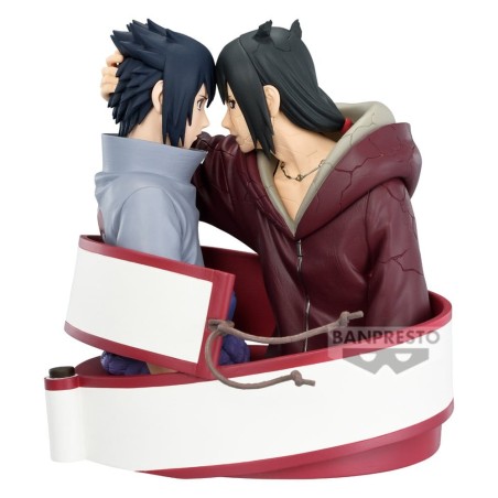Naruto Shippuden Portrelic figurine PVC Sasuke Uchiha & Itachi Uchiha 12 cm