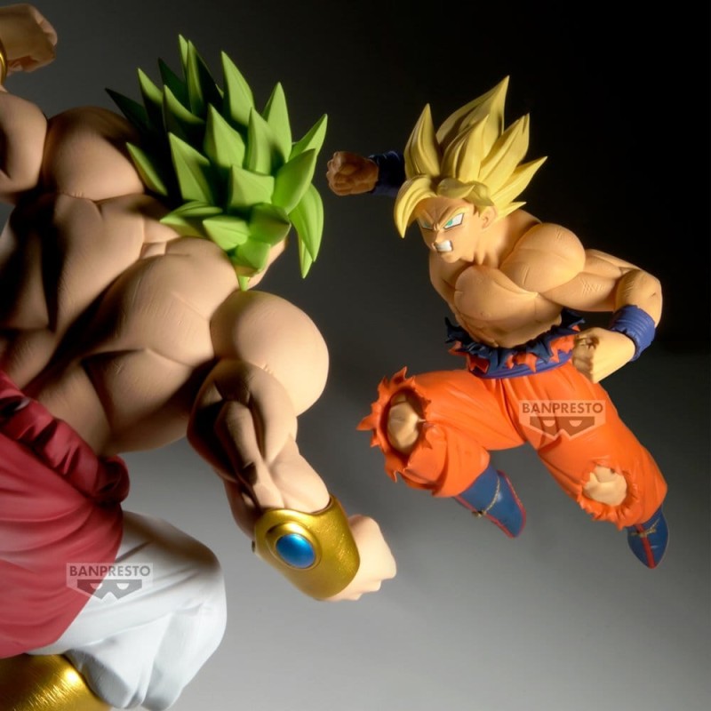 Dragon Ball Z Match Makers figurine PVC Super Saiyan Son Goku vs. Broly ver. A Super Saiyan Son Goku 13 cm