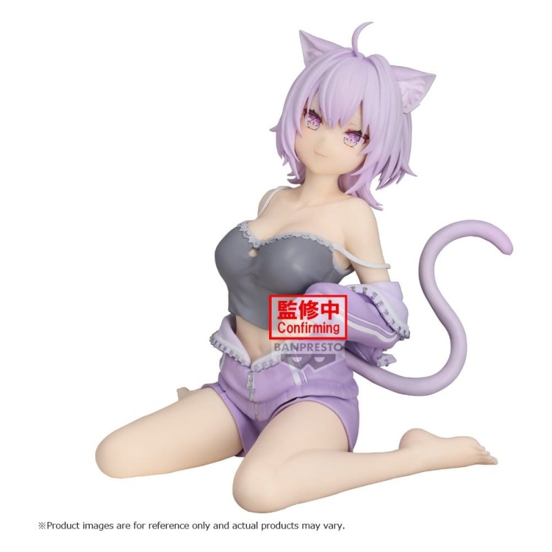 Hololive Relax Time figurine PVC Nekomata Okayu Members-only outfit ver. 13 cm