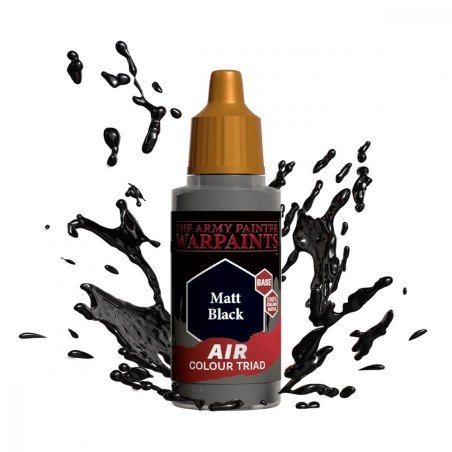 The Army Painter - Warpaints Air Colour Triad - Base - Matt Black | 5713799110182