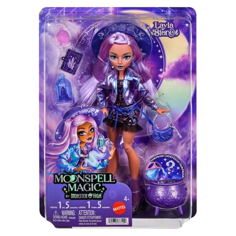 Monster High Moonspell Magic Doll Layla Stone