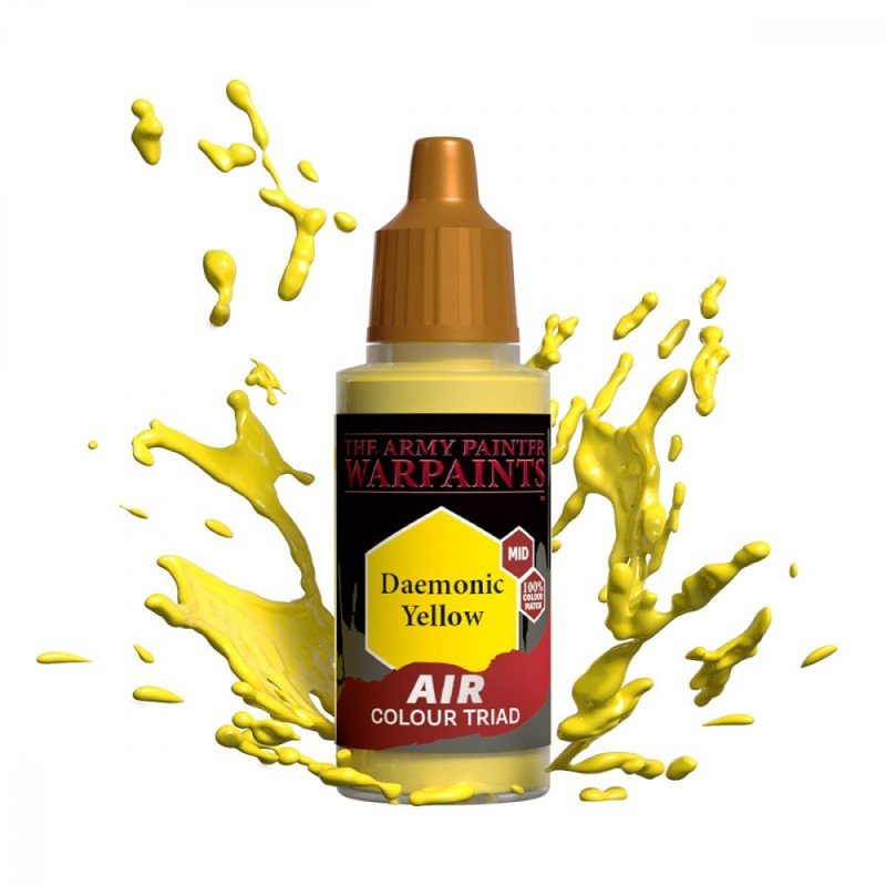 The Army Painter - Warpaints Air Colour Triad - Midtone - Daemonic Yellow | 5713799110786