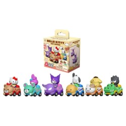 Sanrio Zoom Hero Pullback Vehicles with Figures Hello Kitty and Friends Series 1 Blind Box Display (12)