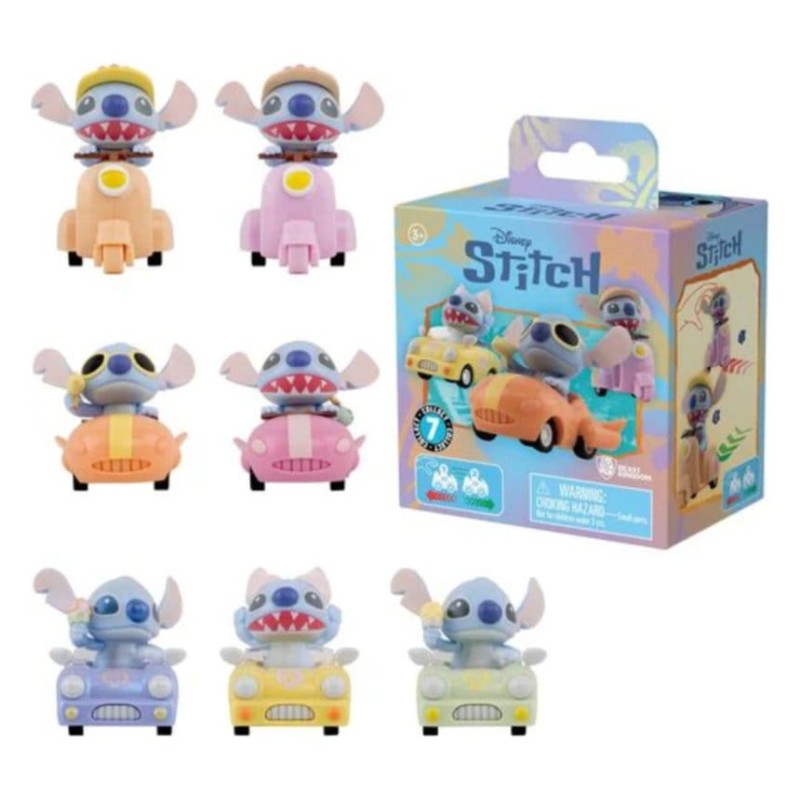 Disney Zoom Hero Frictievoertuigen met Lilo & Stitch Series 2 Figuur Mystery Box Display Stand (12)