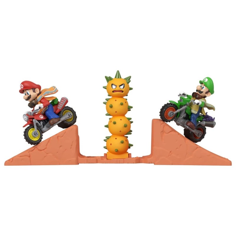 The Super Mario Galaxy Movie Hot Wheels Playset Mario & Luigi Desert Jump