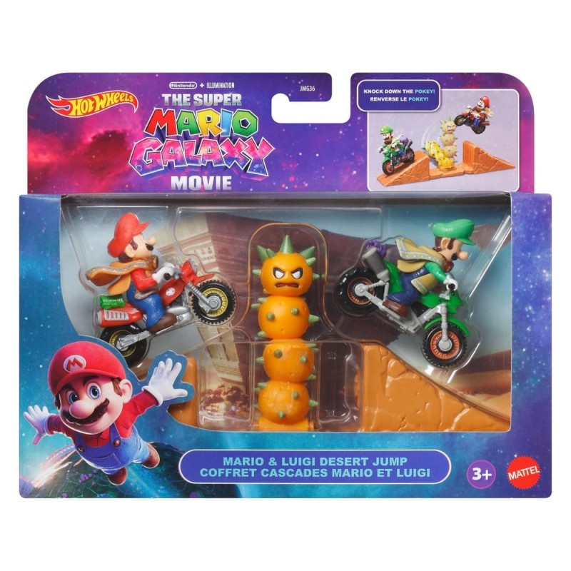 Super Mario Galaxy, le film Hot Wheels playset Mario & Luigi Saut du Désert