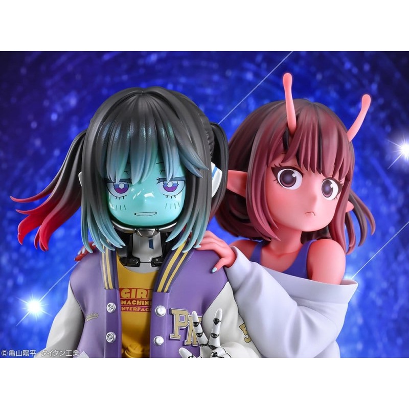 Milky Subway The Galactic Limited Express PVC Figures 2-Pack Chiharu & Makina 18 cm