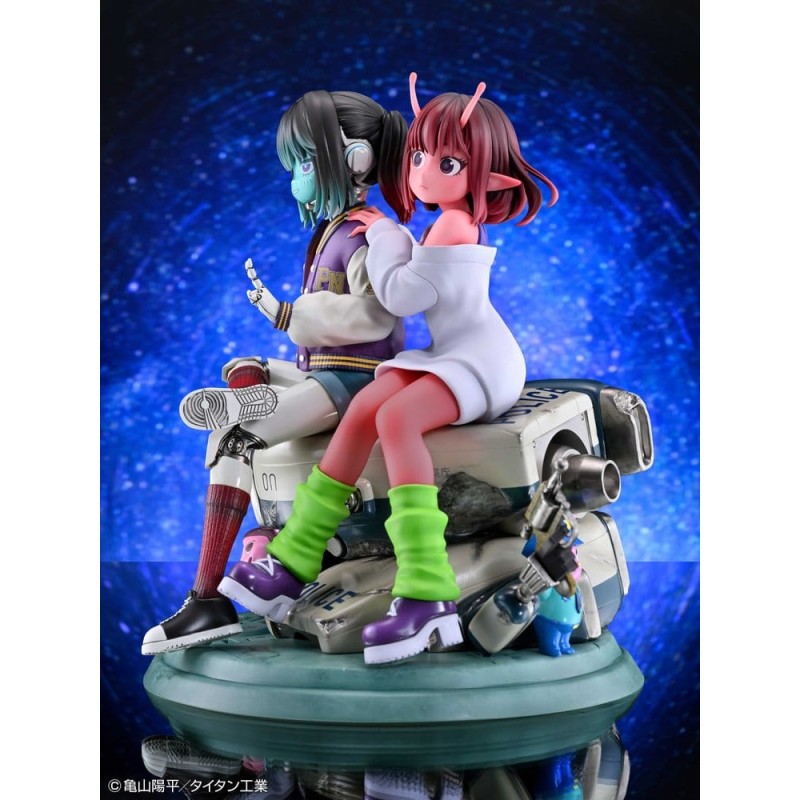 Milky Subway The Galactic Limited Express PVC Figures 2-Pack Chiharu & Makina 18 cm