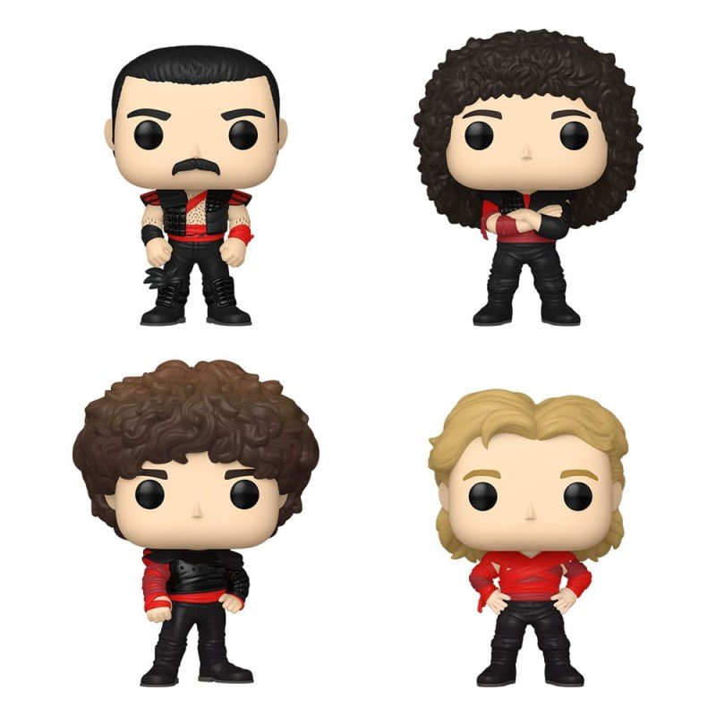 Queen Figurine Funko POP! Albums Vinyl Pack 4 Radio Gaga Figurines 9 cm | 889698706025