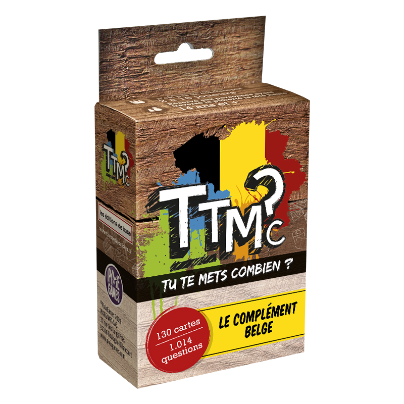Spel: TTMC - Hoeveel zet je op jezelf? -Ext. Het Belgisch Supplement
Uitgever: Pixie Games
Engelse versie