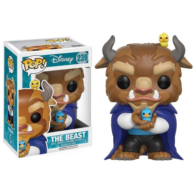 La Belle et la Bête Figurine POP! Disney Vinyl The Beast 9 cm | 0889698122573