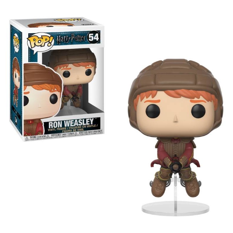 Harry Potter POP! Movies Vinyl figurine Ron on Broom 9 cm | 0889698267212