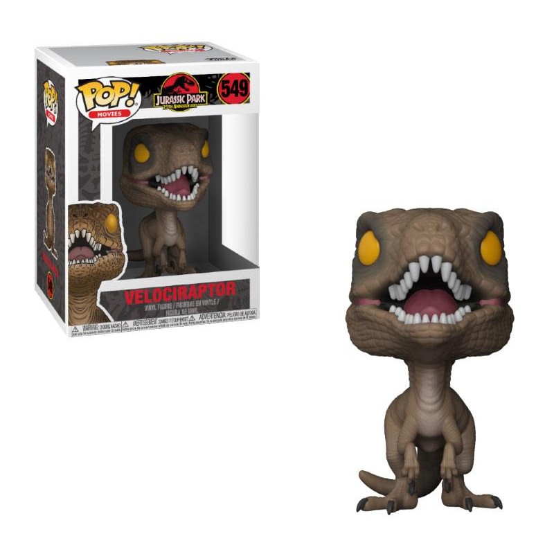 Jurassic Park POP! Movies Vinyl figurine Velociraptor 9 cm  | 0889698267359