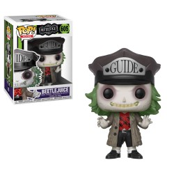 Beetlejuice Figurine POP! Horror Vinyl Beetlejuice Guide Hat 9 cm