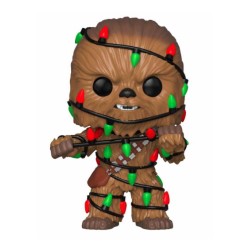 Star Wars POP! Vinyl Bobble Head Holiday Chewbacca with Lights 9 cm