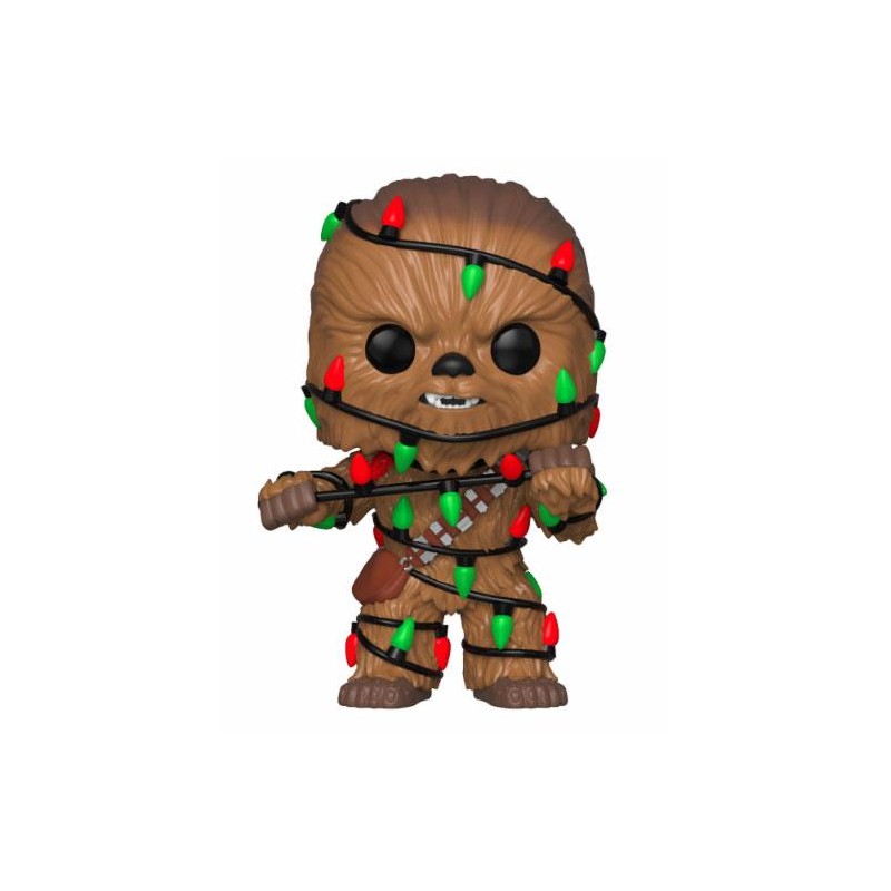 Star Wars POP! Vinyl Bobble Head Holiday Chewbacca with Lights 9 cm | 0889698338868