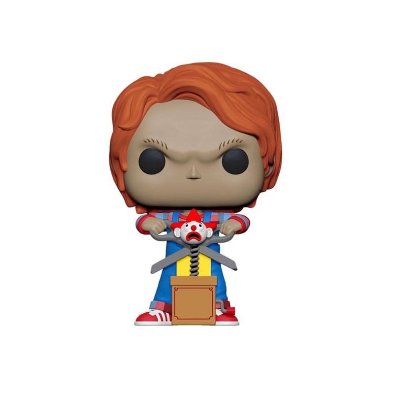 Chucky Jeu d´enfant POP! Movies Vinyl figurine Chucky w/Buddy & Giant Scissors 9 cm | 0889698448369