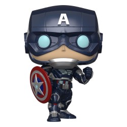 Marvel's Avengers (2020 video game) POP! Marvel Vinyl Figurine Captain America 9 cm