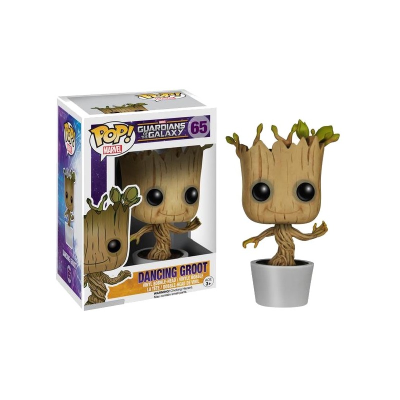 Les Gardiens de la Galaxie POP! Vinyl Bobble Head Dancing Groot 10 cm | 0849803051044