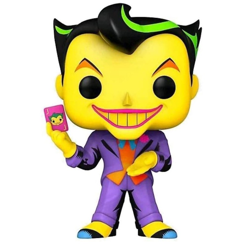 DC Comics POP! Heroes Vinyl figurine Joker (Black Light) 9 cm  | 0889698517232