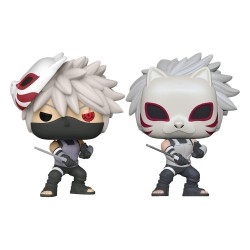 Naruto assortiment POP! Animation Vinyl figurines AnbuKakashi W/Chase 9 cm (6)