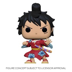 One Piece POP! Television Vinyl figurine Luffy in Kimono 9 cm