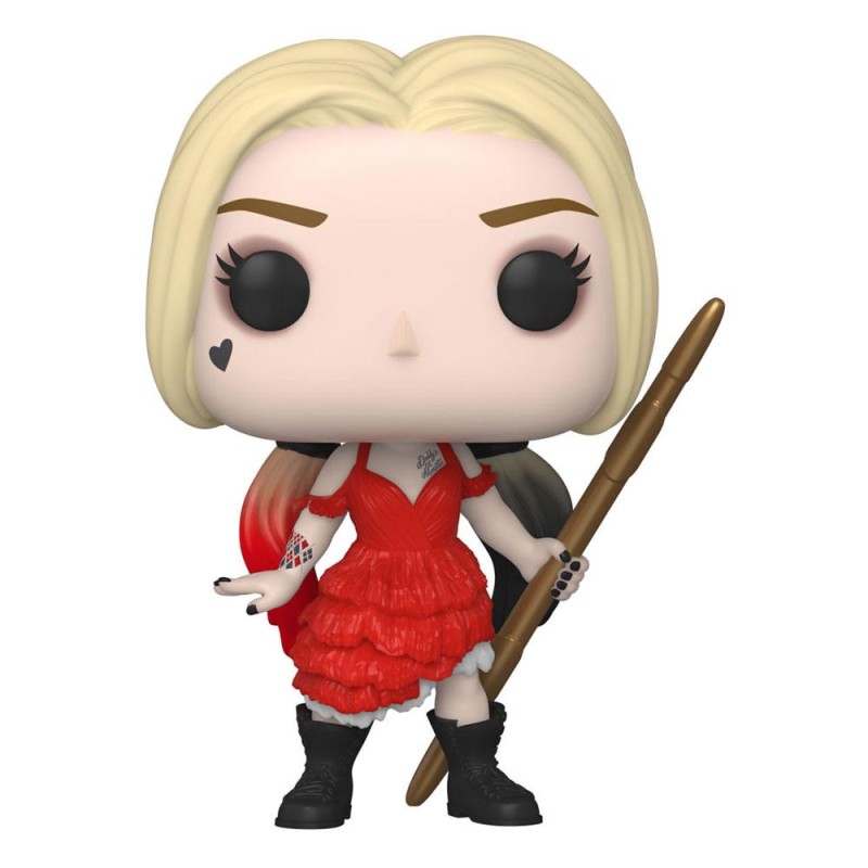 The Suicide Squad POP! Movies Vinyl Figurine Harley Quinn (Damaged Dress) 9 cm | 0889698560160