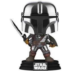 Star Wars: Mandalorian POP! Vinyl figurine MandoW/DrkSabr(GW/MT) 9 cm