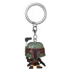 Star Wars The Book of Boba Fett présentoir porte-clés Pocket POP! Vinyl Boba Fett 4 cm (12)