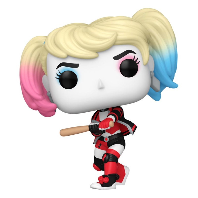 DC Comics: Harley Quinn Takeover POP! Heroes Vinyl figurine Harley with Bat 9 cm | 0889698656146