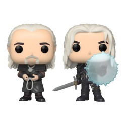 The Witcher pack 2 POP! Television Vinyl figurines Geralt & Vesemir 9 cm