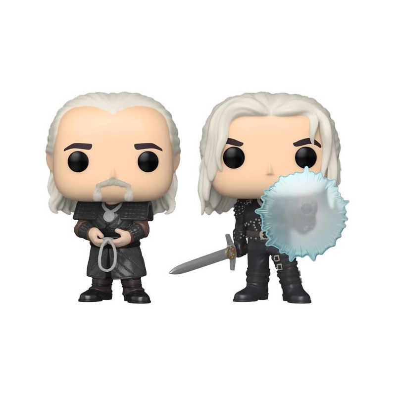 The Witcher pack 2 POP! Television Vinyl figurines Geralt & Vesemir 9 cm | 0889698686433