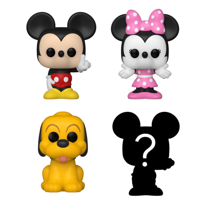 Disney pack 4 figurines Bitty POP! Vinyl Mickey 2,5 cm | 0889698713191