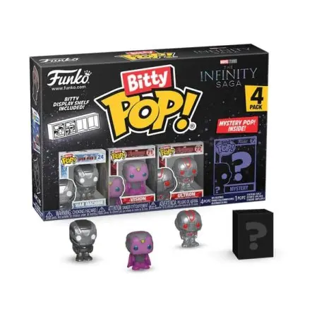 Marvel pack 4 figurines Bitty POP! Vinyl Iron Man 2,5 cm | 0889698715058