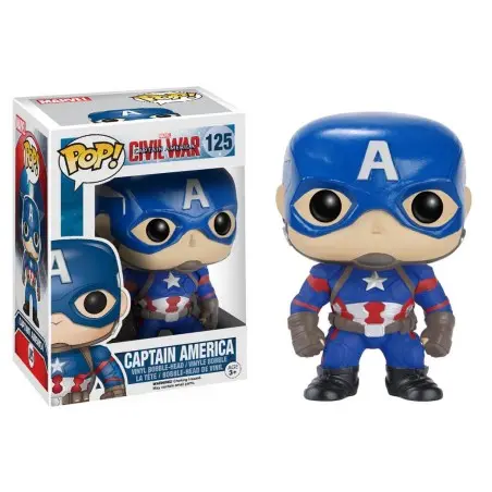 Captain America Civil War POP! Vinyl Bobble Head Captain America 10 cm | 0849803072230