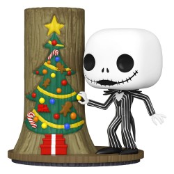 L´étrange Noël de Mr. Jack 30th POP! Deluxe Vinyl figurine Jack w/C.Town Door 9 cm