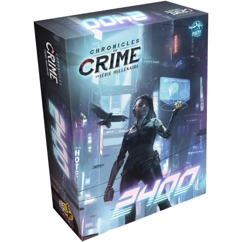 jeu : Chronicles of Crime Millenium - 2400 éditeur : Lucky Duck Games version française