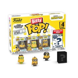 Minions pack 4 figurines Bitty POP! Vinyl Eye Matie 2,5 cm