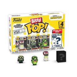 Minions pack 4 figurines Bitty POP! Vinyl Frankenbob 2,5 cm