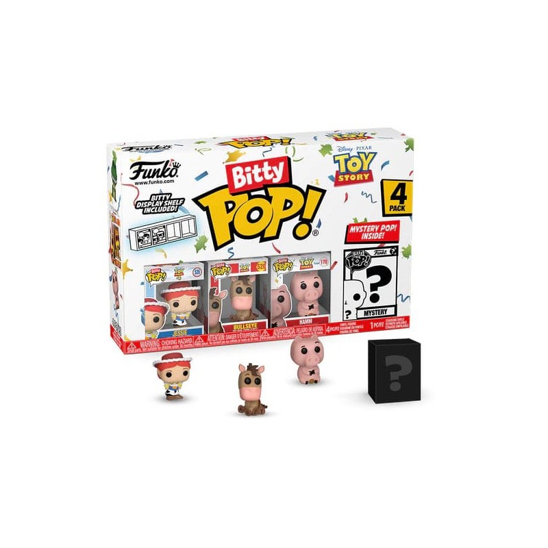 Toy Story pack 4 figurines Bitty POP! Vinyl Jessie 2,5 cm | 0889698730419