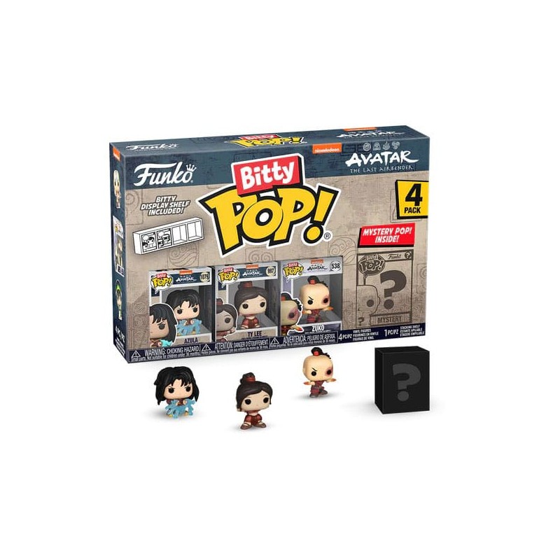 Avatar le dernier maître de l´air pack 4 figurines Bitty POP! Vinyl Azula 2,5 cm | 0889698730570