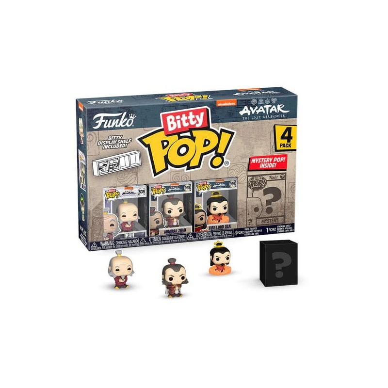 Avatar le dernier maître de l´air pack 4 figurines Bitty POP! Vinyl Iroh 2,5 cm | 0889698730587