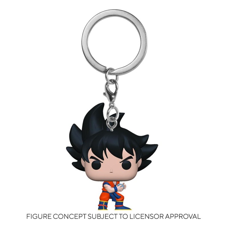 Dragon Ball Z présentoir porte-clés Pocket POP! Vinyl Goku w/Kamehameha 4 cm (12) | 0889698547307