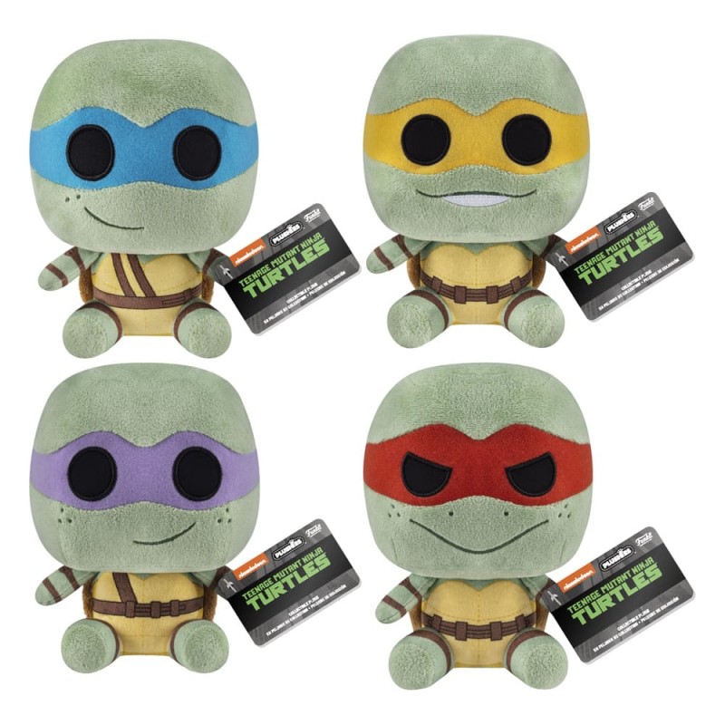 Les Tortues Ninja peluche assortiment Display 18 cm (6)