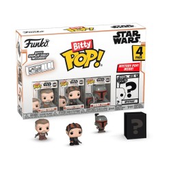 Star Wars: Mandalorian pack 4 figurines Bitty POP! Vinyl Marshal 2,5 cm