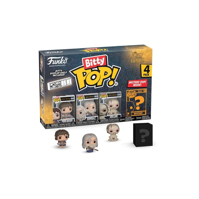 Le Seigneur des anneaux pack 4 figurines Bitty POP! Vinyl Frodo 2,5 cm | 0889698754569