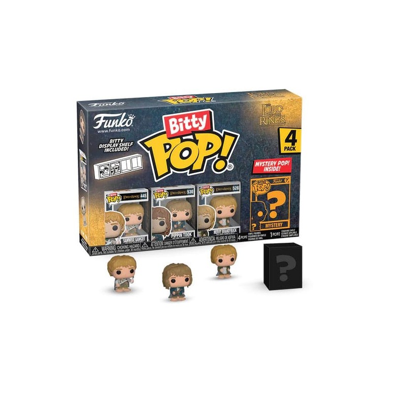 Le Seigneur des anneaux pack 4 figurines Bitty POP! Vinyl Samwise 2,5 cm | 0889698754583