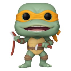 Tortues Ninja POP! Movies Vinyl figurine Michelangelo Sausage Link Nunchucks 9 cm