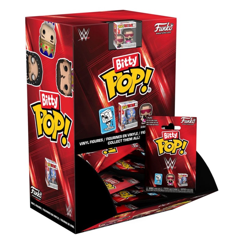 WWE Display (36) figurines Bitty POP! Vinyl WWE 2,5 cm | 0000089578298