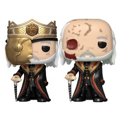 House of the Dragon assortiment POP! TV Vinyl figurines Masked Viserys 9 cm (6)